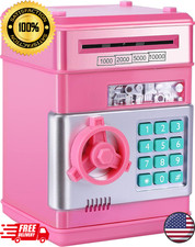 Electronic ATM Safe Piggy Bank for Kids Password Lock Coin Money Saving Bank....
