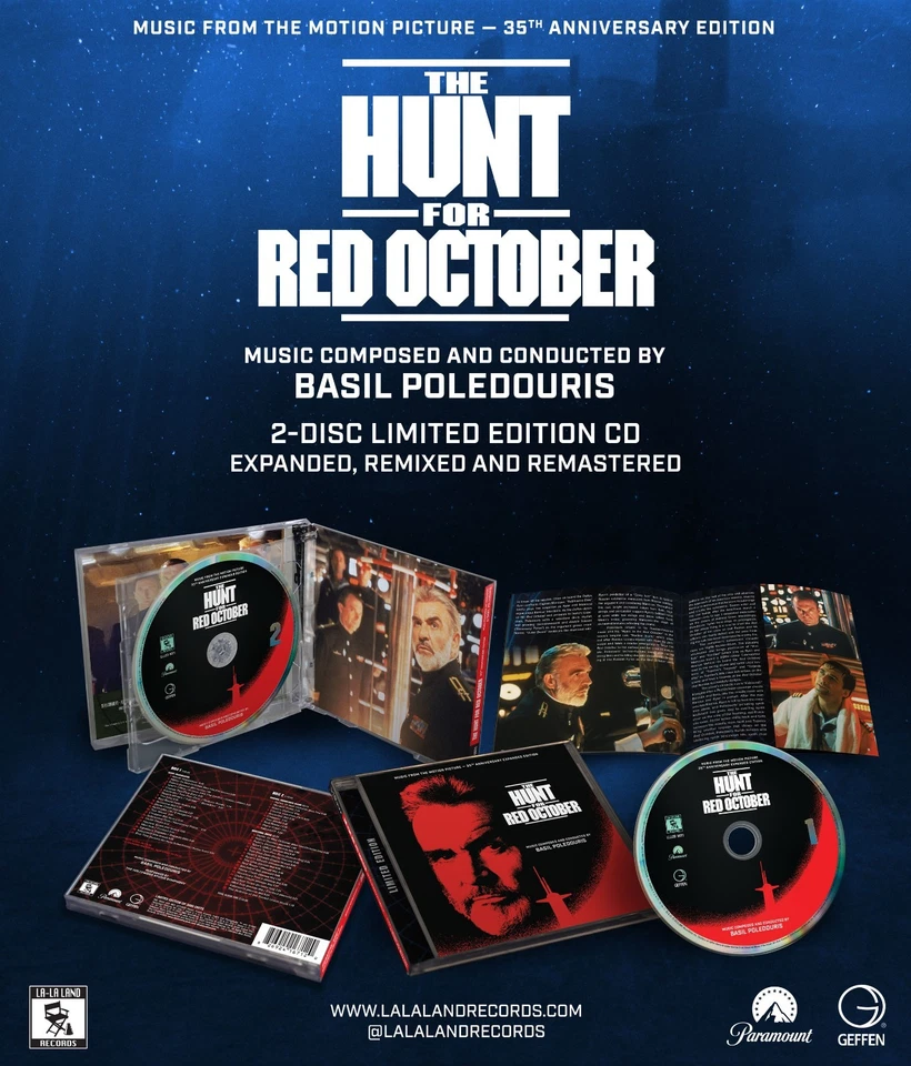 HUNT FOR RED OCTOBER 2 CD SET REMASTERED AND EXPANDED - Image 2 of 2