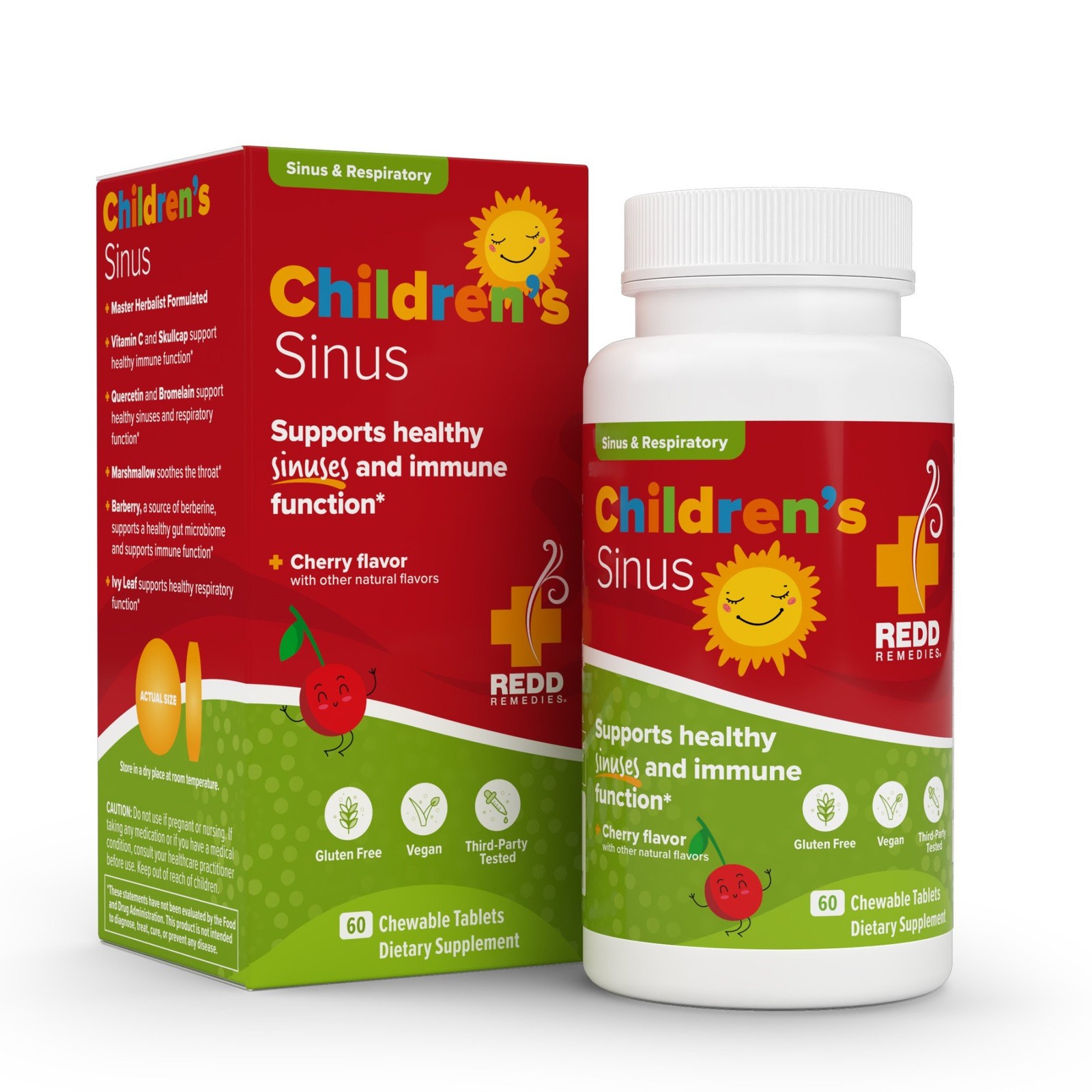 Redd Remedies Childrens Sinus Support 60 жевательных таблеток 6590₽