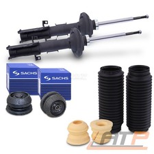 2x STOßDÄMPFER +SACHS DOMLAGER+PROTECTION-KIT VORNE FÜR MERCEDES VIANO VITO W639