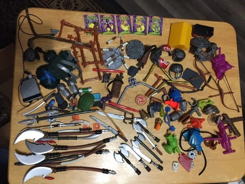 Vintage TMNT Weapons Accessories Lot  1980s 1990s