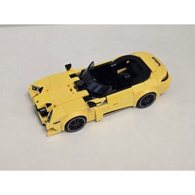LEGO Speed Champions Mercedes AMG SL63 Convertible Car only Yellow (76924 Set)