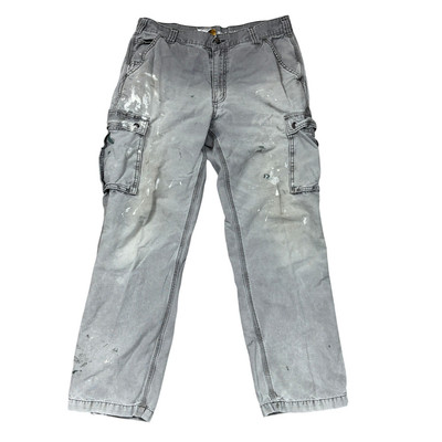 Carhartt Relaxed Fit Canvas Cargo Work Pants Men's 36x30.5 Y2K Skate Workwear