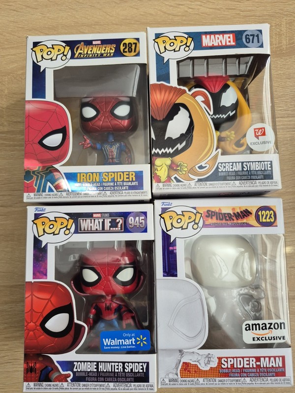 Funko Spiderman Exclusives Lot