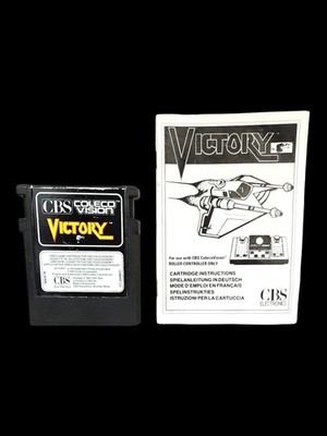 Victory für CBS ColecoVision Konsole Videospielkassette & Handbuch