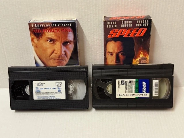 LOT OF FIVE 1990S VHS ACTION MOVIES VINTAGE THE ROCK SPEED TWISTER AIR FORCE ONE - Image 3 of 4