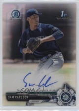 2017 Bowman Draft Chrome Pick Refractor 209/499 Sam Carlson #CDA-SC Auto 1cc7