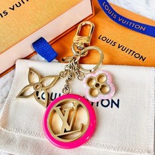 Louis Vuitton Key Holder Color Line Flower Circle LV