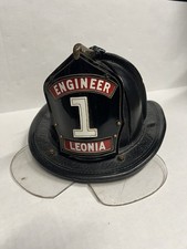 Leonia Fire Department NJ - Cairns Leather Fire Helmet