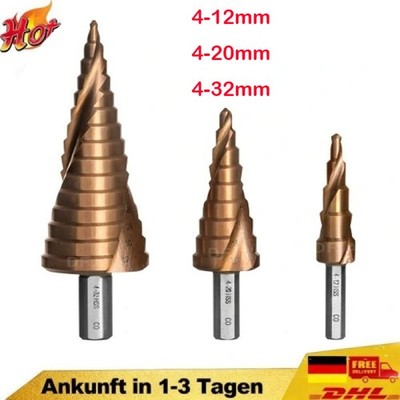 M35 Step drill set HSS cone paring drill countersink 4 12 mm 4 20 mm 4 32 mm