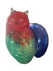 Carlo moretti Vetreria Artistico Oball Vintage Cat Glass Sculpture 6" broken ear