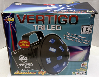 ADJ VERTIGO TRI LED 2個セット AMERICAN DJ - ADJ VERTIGO TRI LED - SOUND ACTIVATED DJ LIGHT