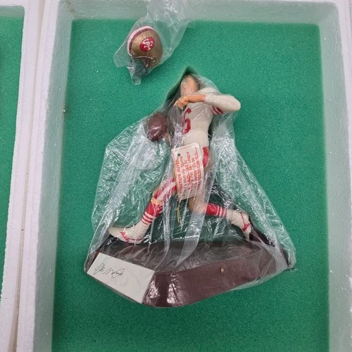 Joe Montana Autographed Salvino 1990 Football Legends Statue 49ers /2500 Helmet