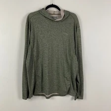 Simms Hoodie Mens XL Green Insect Shield Fishing Performance Activewear