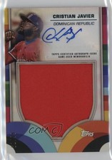 2023 Topps World Baseball Classic WBC Relics 61/99 Cristian Javier Auto 1cc7