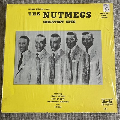 Rare *The Nutmegs  Greatest Hits  Herald Records 5011 LP (Factory Sealed)