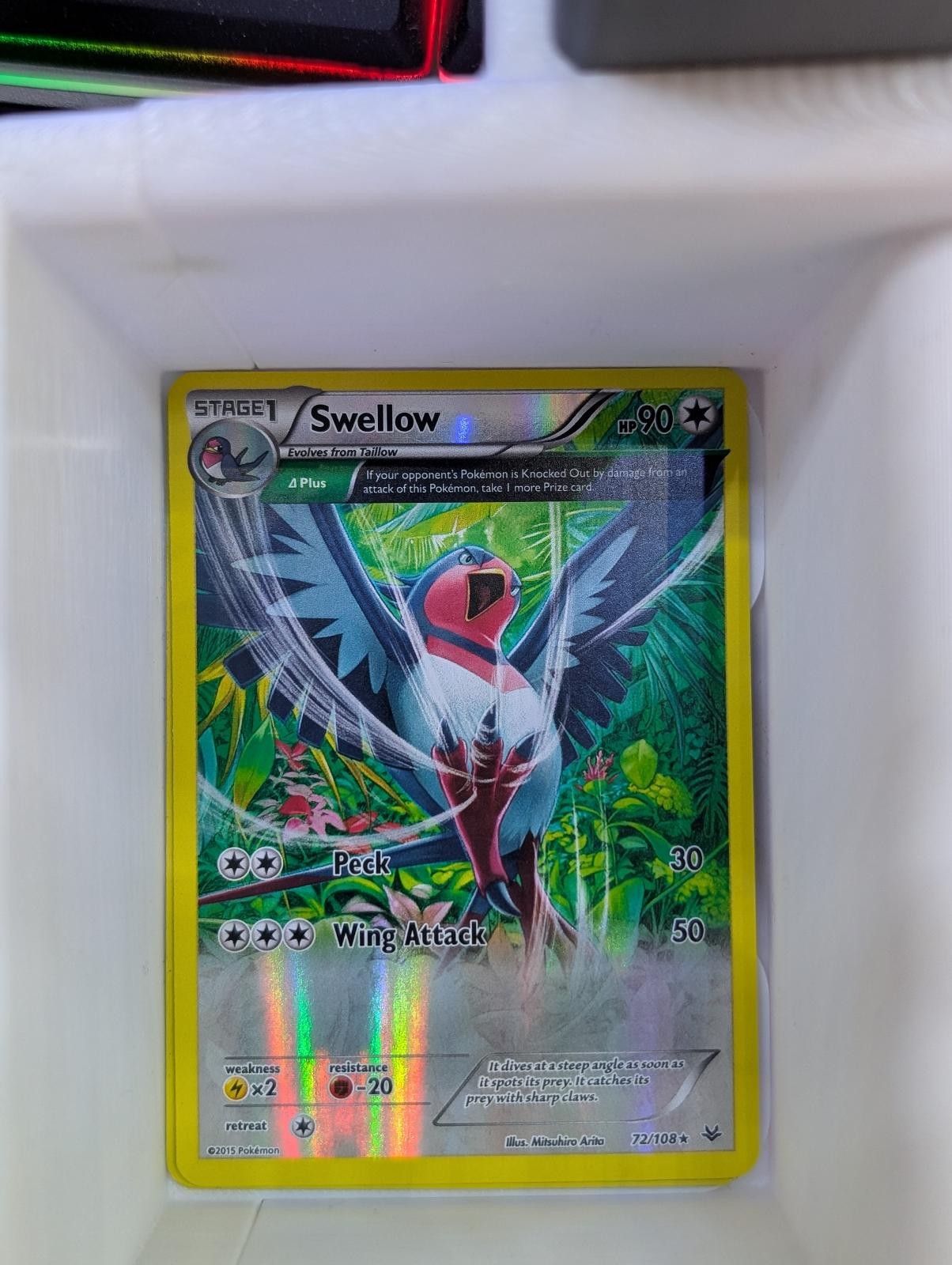 Swellow - (XY Roaring Skies) Rare Deck Exclusives 072/108 LP