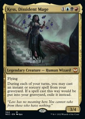 MTG Kess, Dissident Mage, NM-Mint, English Commander: Streets of New Capenna