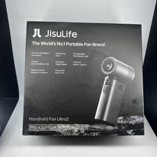 JISULIFE Portable Handheld Fan Ultra29000Mah Max 25 Hrs 5 in 1 MSRP $89 OPEN BOX