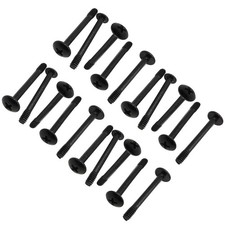 20Pcs Carbon Steel PC Computer Case Card Water Cooler Radiator Fan Long 6 Screw