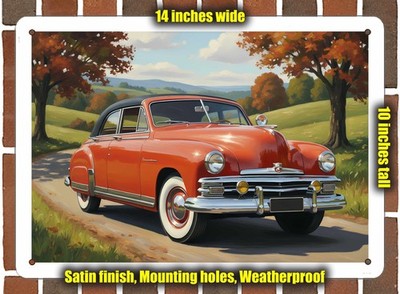 Metal Sign - 1949 Kaiser Virginian Oil Painting - 14x10