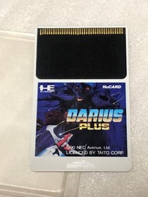 Darius Plus PC Engine Hu Card with Manual Japanese Version used