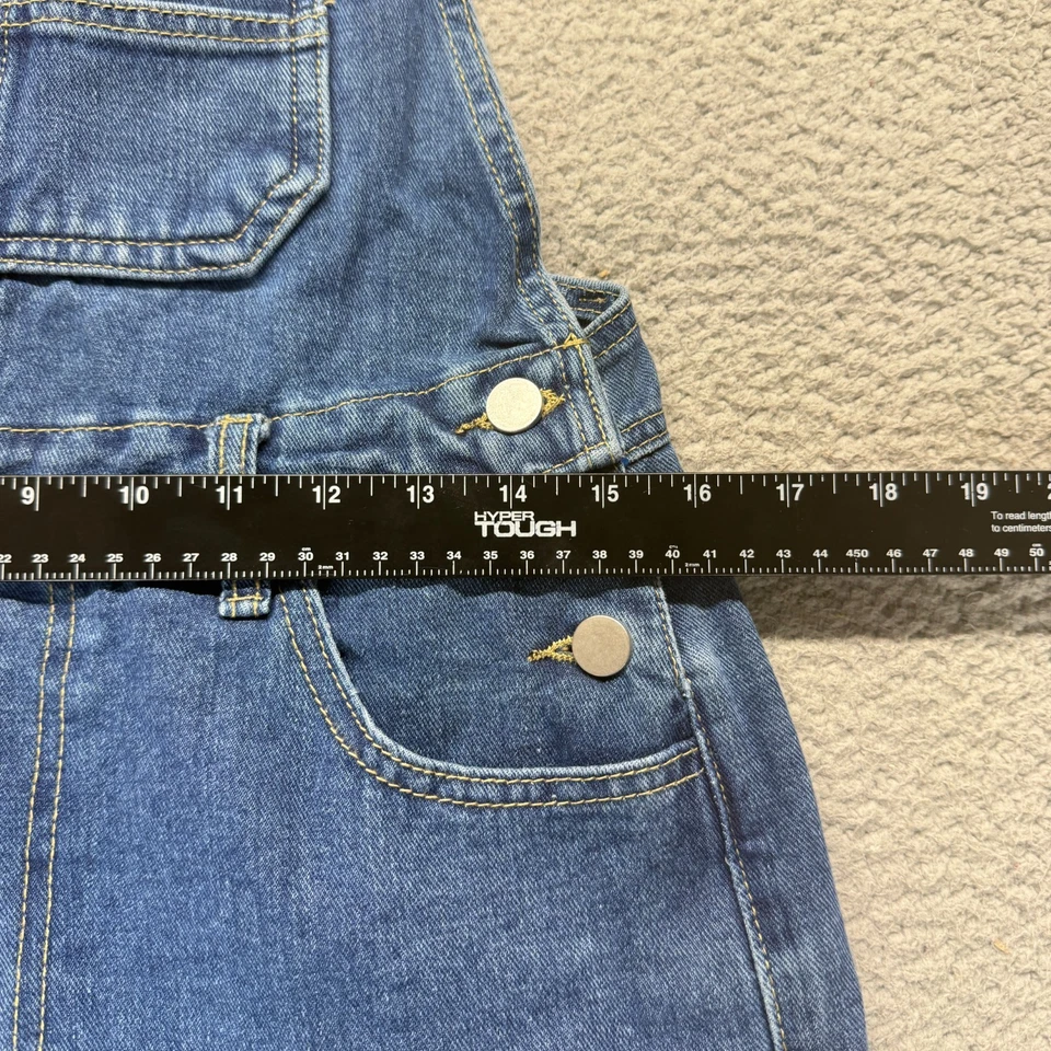 Mono con tirantes ajustable azul denim talla S sin marca para mujer Foto 3 de 4