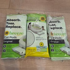 Purina Tidy Cats Breeze Cat Pads 2 Pack of 4 Pads plus 1 pack 3 pads 11 pads