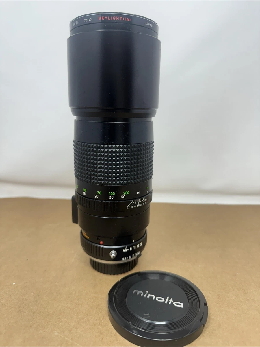 Minolta 300mm Focal f/4.5 Camera Lenses for sale | eBay