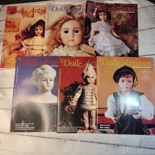 Doll Artisan For the Porcelain Dollmaker Magazine 6 Vintage Issues 1994