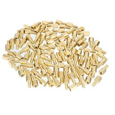 100pcs M3 6 6mm Female Male Thread Brass Hex Standoff Spacer Screws PCB Pillar
