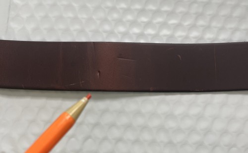 Cinturón de cuero italiano Express para mujer de 1,5" de ancho con hebilla plateada talla pequeña NUEVO - Imagen 10 de 14