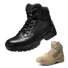 Men's Military Tactical Boots Motorcycle Combat Work Hiking Boots