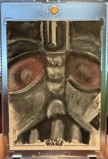 2025 Star Wars Smuggler's Outpost Darth Vader 1/1 Sketch by Cdub Yeager