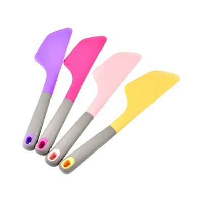 Pack of 4 Heat Resistant Silicone Cake Scrapers for Baking and Frosts Dessert