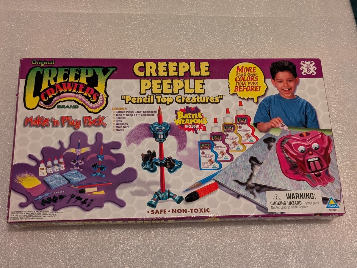 CREEPYP グッズセット 未使用 Creepy Crawlers Pencil Top Creatures set. Creeple Peeple w/ 4