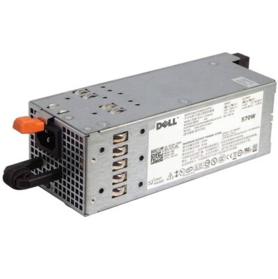 DELL 570W Power Supply C570A-S0 570W PowerEdge R710, T610 DP/N 0VPR1M Server