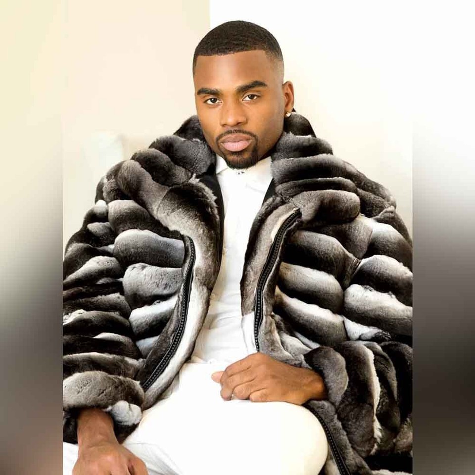 Cappotto Lungo Di Lusso In Pelle Di Coniglio Rex Originale Per Uomo - Collo A Scialle, Personalizzabile - Foto 5