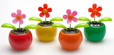 5er Set Solar Wackelblumen Solar Wackelblume Solarblume Wackelfigur Blume Auto - Bild 1 von 4