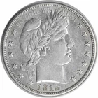 1915 Barber Silver Half Dollar AU Uncertified #110