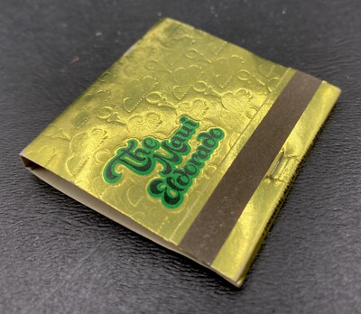 The Maui Eldorado Maui Hawaii Tiki Full Matchbook  Embossed Gold Foil LOOK! 