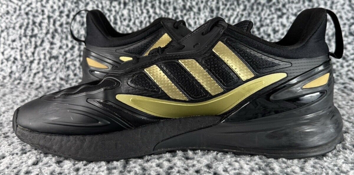 adidas ZX 2K Boost 2.0 'Black Gold Metallic' GZ7743 Size 11 adidas ZX 2K Boost 2.0 'Black Gold Metallic' GZ7743 Size 11