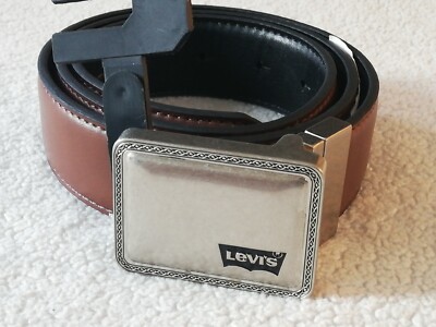 Genuine Levi's Belt Men s Reversible Small 30-32 Black/ Brown New