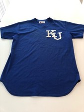Game Worn Used Kansas Jayhawks KU Baseball Jersey Victory Size 46 #45
