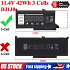 DJ1J0 Laptop Battery for Dell Latitude12 7280 7290 13 7380 7390 14 7480 7490 US