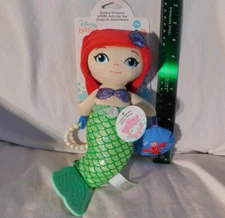 New 10" Disney Baby Ariel Activity Toy Doll Plush 0+ Little Mermaid Shower Gift