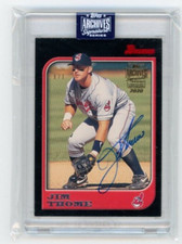 2020 Topps Archives Signatures 1997 Bowman Jim Thome  1/1