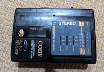 Vintage COBY CX-75 AM/FM Stereo Cassette Player. TESTED WORKS | eBay