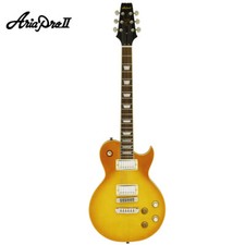 Aria Pro Ii Pe-350pg Classic Aged Lemon Drop Flame Maple Top Electric Guitar