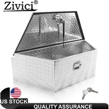 39 Inch Trailer Tongue Box Aluminum Diamond Plate Trailer Tool Box for Toolbox